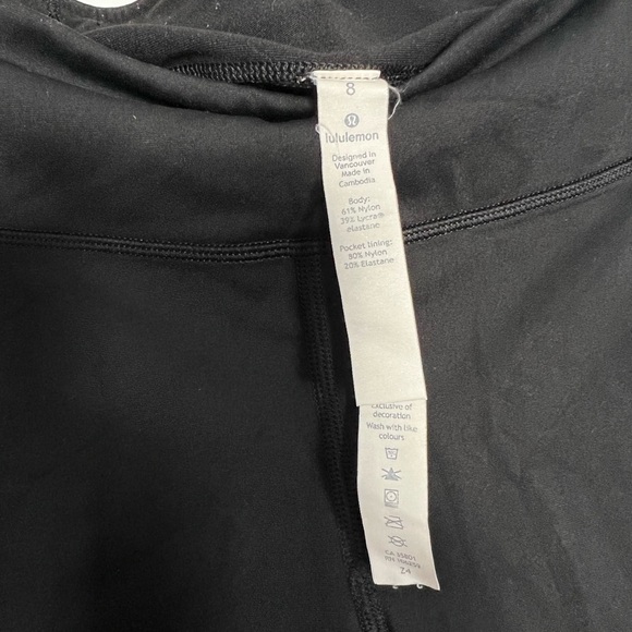 Black lululemon leggings - Picture 3 of 6